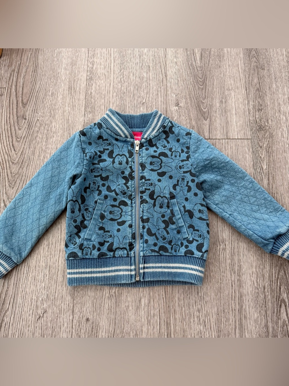 DISNEY MINNIE MOUSE CHILDRENS GIRLS JEAN JACKET size 2t